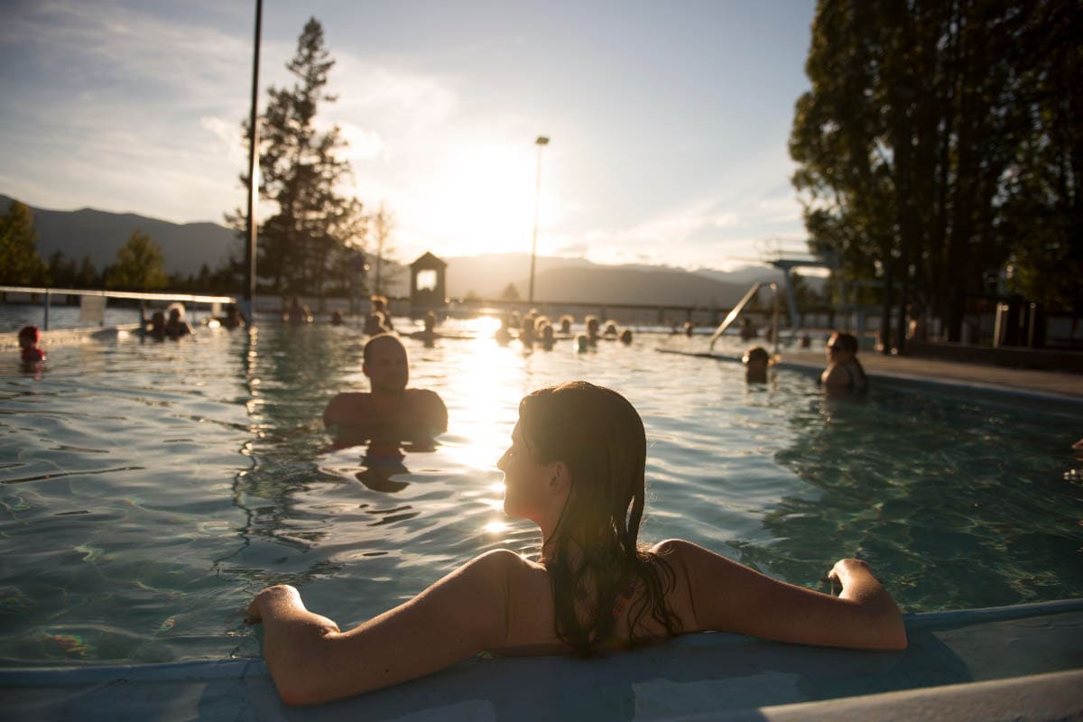 Fairmont Hot Springs Resort hot pools.