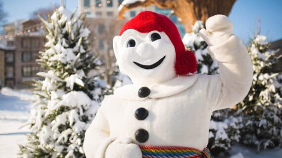 Bonhomme at Quebec Winter Carnival