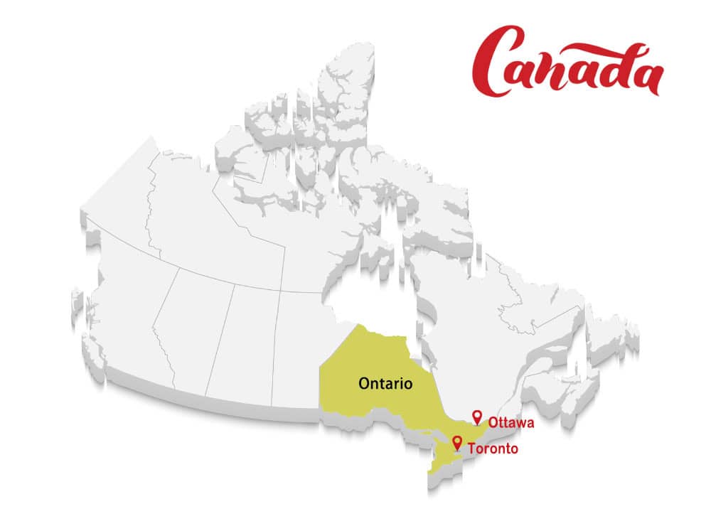 Ontario travel destinations in Canada, including Ottawa and Toronto, with CAL Travel and Tours.